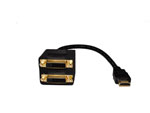 HDMI 19M-2xDVI 24+1F