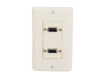 VGA WALL PLATE-Dual Port