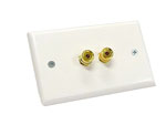 one speaker wallplate