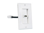 HDMI WALL PLATE With One Short Cable