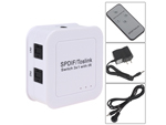 3 Port SPDIF TosLink Digital Optical Audio 3x1 Switch Switcher with Remote Control