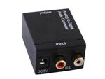 Analog Stereo RCA R/L to Digital Optical Coaxial S/PDIF TOSLINK Audio Converter