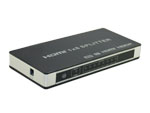 Full HD HDMI Splitter 1X4 4 Port Hub Repeater Amplifier v1.4 3D 4K 1 in 4 out